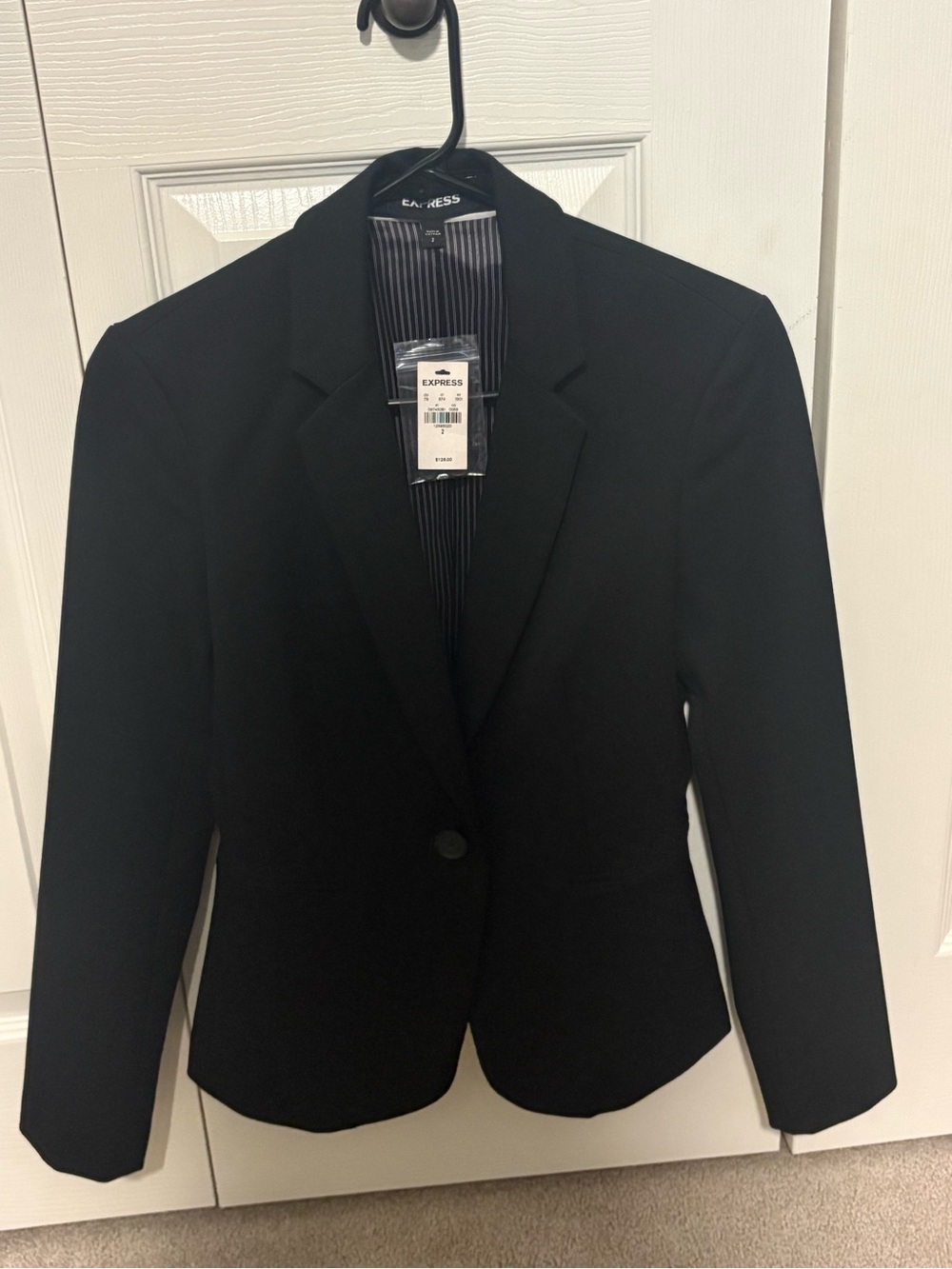 Express Black Single-Button Women's Blazer